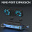Dock Station Card Reader 10Gbps for Console Multiport Adapter 6