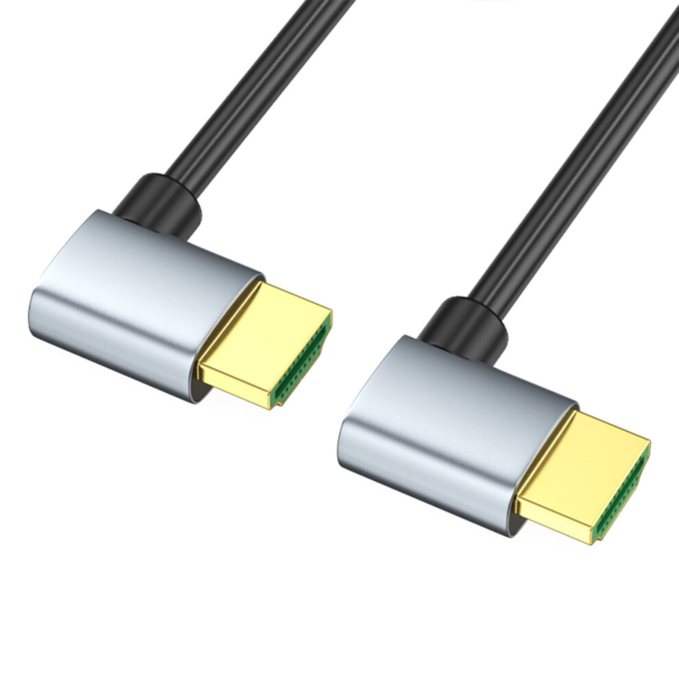 2.1 Version Video Cable 8K 60Hz 90 Degree-1M Dual Left Bend 7704000002066
