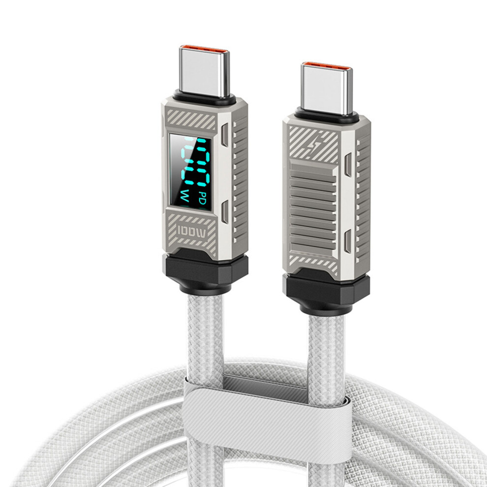 Usb C To Usb C Cable 100W Fast Charge Data Cable For-2M White 7704000002394