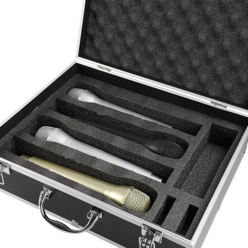 Tool Box Portable Aluminum Mic Organizers Microphone Carry 2