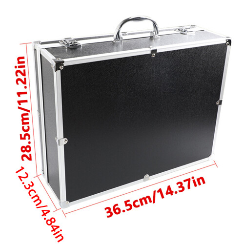 Tool Box Portable Aluminum Mic Organizers Microphone Carry 1