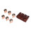 6Pcs 2oz Mule Drink Mug Set with Holder Robust 4