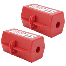 2 pièces Prise de consignation Lockout en ABS 65x65x118 mm Industriel