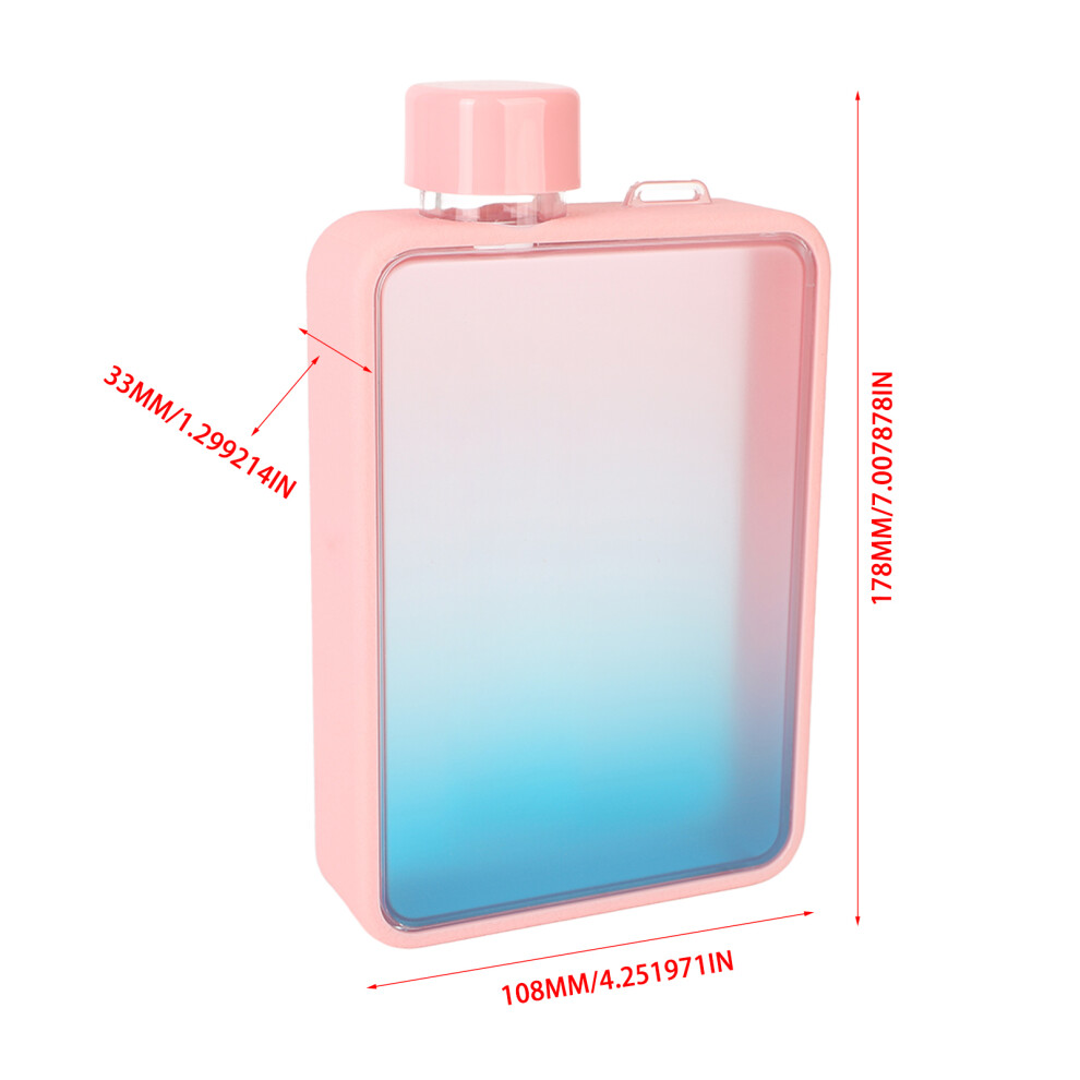 300ml Flat Water Bottle A5 Slim Water Bottle for-image-OPC-PK7DB8Q-NEW