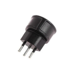 (black) 1Pc European France To Swiss Plugs Travel Adapter 3 Pin Plug 10A 250V Power Plug Eu To Switzerland Electrical Plug Socket-Goodp