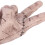 Finger Ornament Figurine Hand Shaped High 13