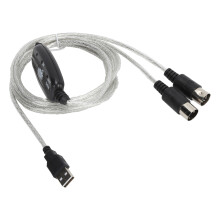 MIDI-zu-USB-Konverterkabel für Windows XP, Vista, OS X, Windows 7 – Einfache Verbindung