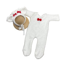 Christmas Reindeer Hat Romper Baby Photography Props-A