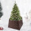 User Friendly Rattan Christmas Tree Base-Brown red 4 piece pa 5