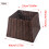 User Friendly Rattan Christmas Tree Base-Brown red 4 piece pa 3