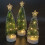Set Of 6 LED Christmas Tree-Large medium small warm white light 7