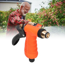Hochdruck-Handwasserpistole für Garten- und Autowäsche, Messing + ABS