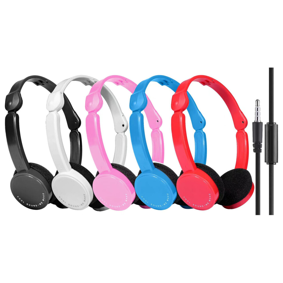 3.5Mm Wired Over-Ear Headphones Foldable Sports 8130196222572