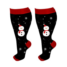 Christmas Pattern Compressions Stockings For Women-Style 3 XXL