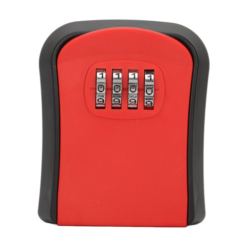 Combination Lock Box Wall Mounted ABS 4 Digit 2
