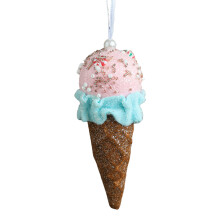 Ice Cream/Cottage/Snowman/Horse Ornament for-Ice cream B