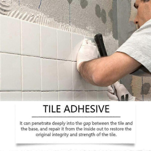 (2pcs) 1-3pcs Tile Drum Repair Adhesive, Strong Adhesive Ceramic Tile Empty Drum Agentg 2