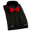(S, white) Strap-on Collar, Long-sleeve, Tuxedo Shirt 2