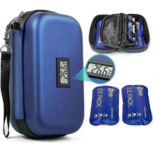 2025 Latest Model 24 Hour Insulin Cooler Travel Case Diabetic Cooler for Travelr