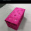 (Silver) Stunning Crush Velvet Ottoman Storage Box with Elegant Button Tufting Design 4