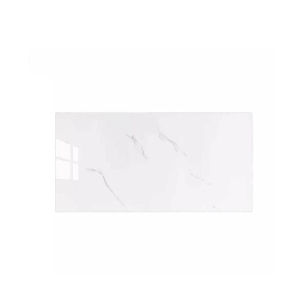 (White, 12 Pack) 12/24 Self-Adhesive Marble Tiles Sticker For Wall Organiser 5052655424262