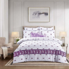 (Lara White Blue, King) Luxury 4-Piece Marble & Floral Bedding Set – Soft Duvet Cover, Deep Pocket Fitted Sheet & Pillowcases – Machine Washable, Wrinkle-Resistant