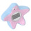 Baby Water Thermometer Starfish Clock Timing 3 8