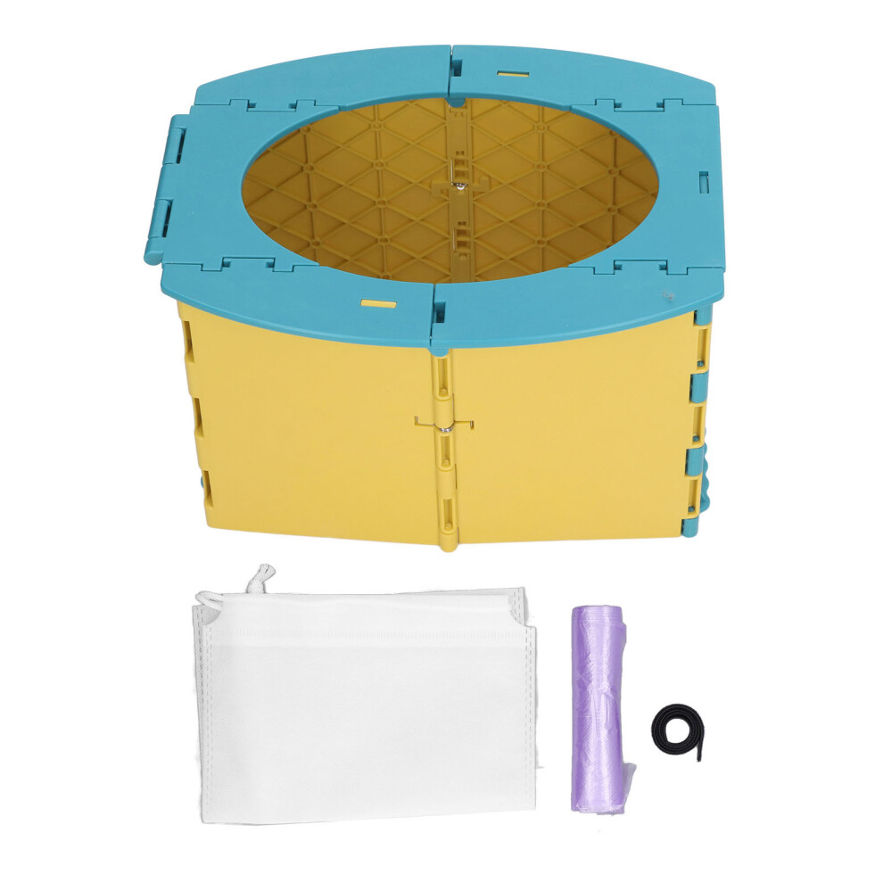 Toddler Potty Foldable Pp Portable Baby Toilet For Blue/Yellow