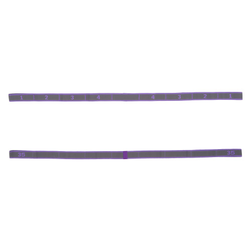 MultiLoop Hoch Elastischer Yoga-Stretch-Gurt 110cm - Lila Grau