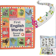 (470 Words) My First English Sound Toy, English Words Sound Book - 300/470 Words, Fun Word Gamer