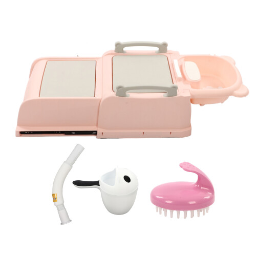 Kid Retractable Shampoo Chair with Removable Basin