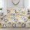 (Patchwork Blue, Single) Premium Microfiber Printed Duvet Quilt Cover Set – Floral Patchwork Bedding, Single to Super King 2