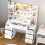 Large Dressing Table with 7 Drawers +8 open shelves &LED Dimmer Mirror 3