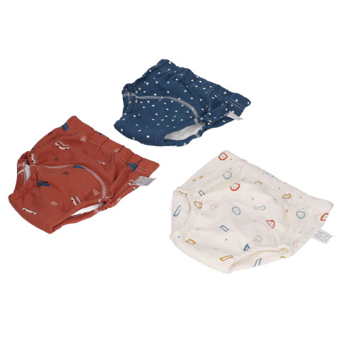 3pcs Baby Absorbent Training Pants Reusable 1