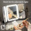 (PURPLE) SEJOY Makeup Mirror LED Lights Adjustable, Rechargeable,for Dorm Dressing Fill light Smart Complementary Makeup Mirror 4