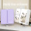 (PURPLE) SEJOY Makeup Mirror LED Lights Adjustable, Rechargeable,for Dorm Dressing Fill light Smart Complementary Makeup Mirror 2