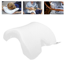 Gebogener Kuschelarmkissen Weiß Mit Langsam Reagierendem Memory-Schaum Für Paare