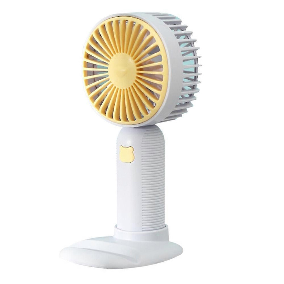 Mini Handheld Fan Personal Portable Fan  Speed Adjustable  Usb Recharging Battery-Blue-image-OPC-PK7FBD7-NEW