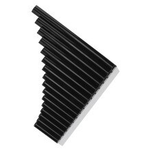 Langleiges ABS C-Key Panflöte mit 16 Rohren und Schutztasche, Schwarz