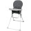 BAMBISOL Chaise haute fixe avec tablette réglable en profondeu grise 1