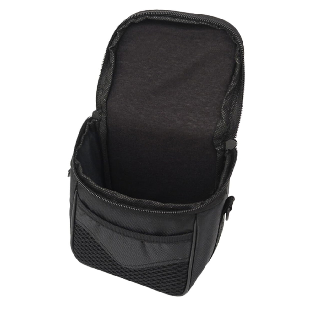 Camera Leather Case Travel Protection Bag Digital Vlogging Storage Pouch For Outdoor Cameras Nylon Design Black 6947110814254