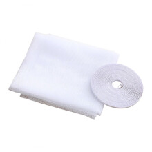 Mosquito Net Screen for Doors and Windows Large Size 1.3x1.5m White Indoor Outdoor Insect Protection Cuttable Netting