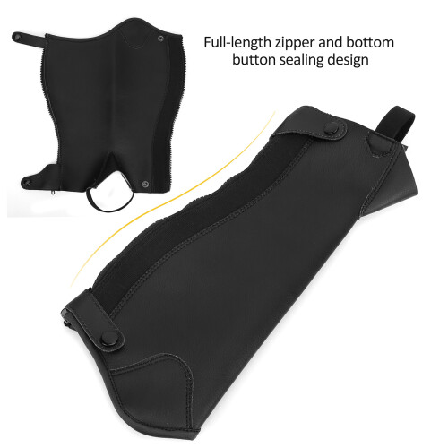 Reithalfter Half Chap Body Protector für Kinder, Superfaserleder, CXL 2