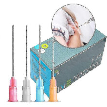 (Blunt Needle 10Pcs, 23G70mm) Factory Disposable Blunt-tip Cannula 22g 50mm 70mm Blunt Fine Micro Body Piercing Needles Cannula Syringe Tool