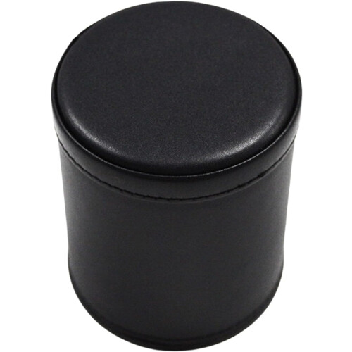 Dices Cup PU Leather Dice Rolling Cup Comfortable Shaker Container for Tabletop Board Games Dice Game Accessories 2
