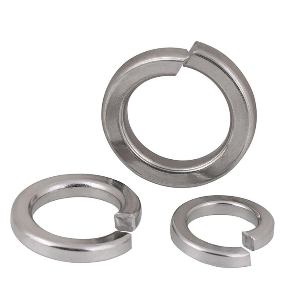 316 Stainless Steel Spring Washer Set M1.6 M2 M2.5 M3 M4 M5 M6 M10 M20 20Pcs Elastic Sealing Washers 6947110814612