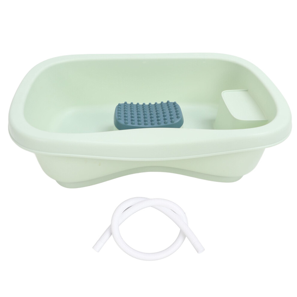 Green Bedside Shampoo Basins Sink Shampoo Bowl Hair
