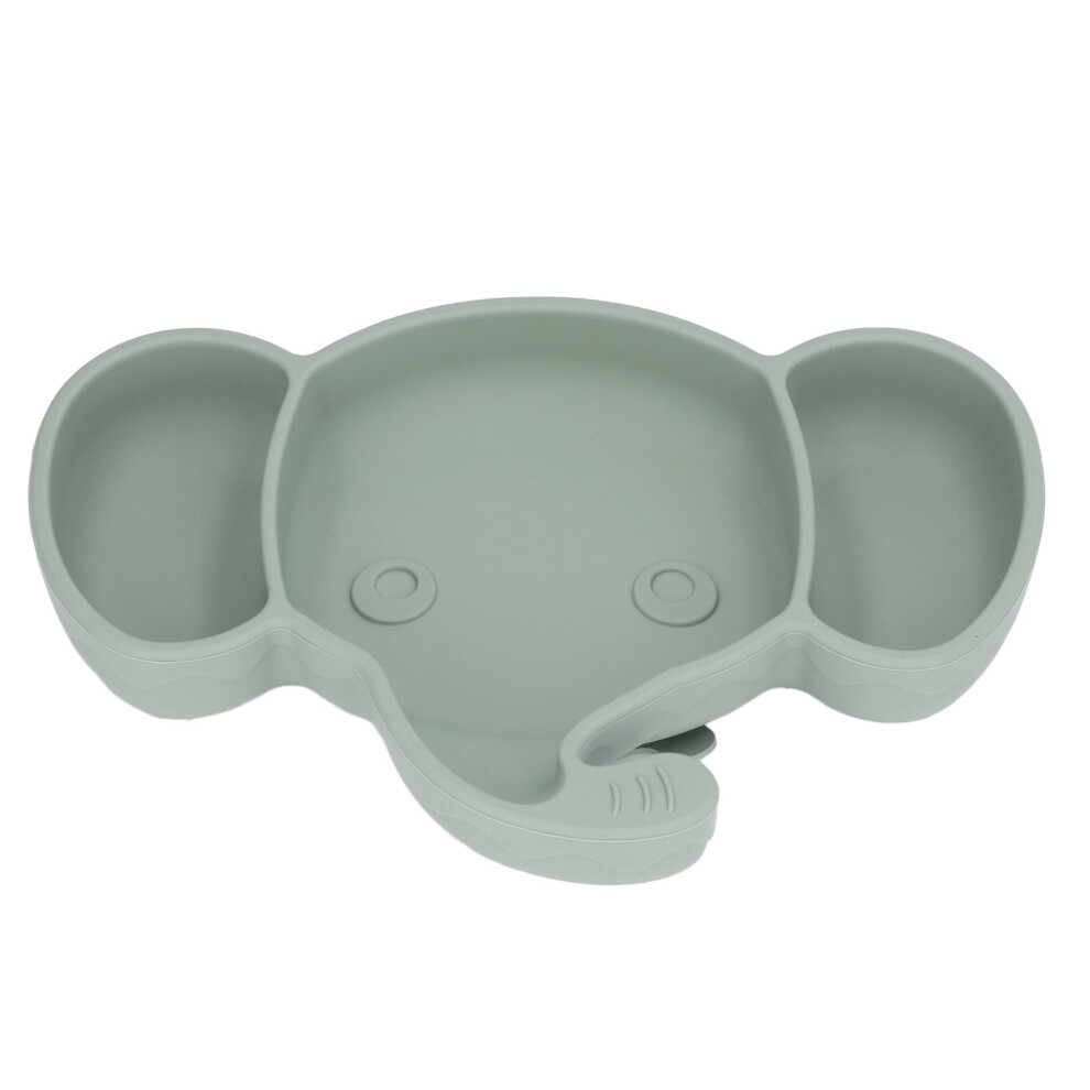 Baby Suction Plate Self Feeding Cute Elephant