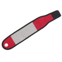 Selbstheizender Magnet-Handgelenkschoner Schwarz Rot Winterwarmband