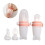 3 in 1 Baby Feeding Bottle 3pcs Soft Nipple 7